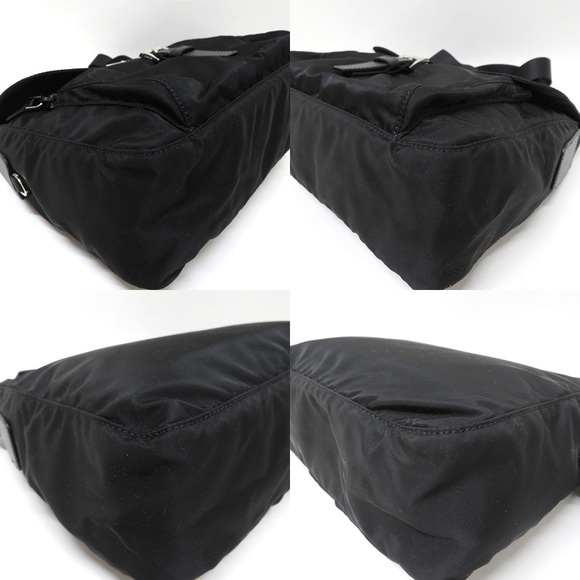 PRADA Nylon Shoulder Bag Black - Picture 3 of 5